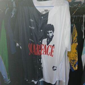 Scarface Graphic Baseball Jersey